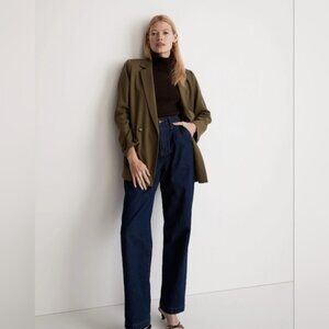 Madewell Drapeweave Caldwell Double-Breasted Blazer size S in EUC